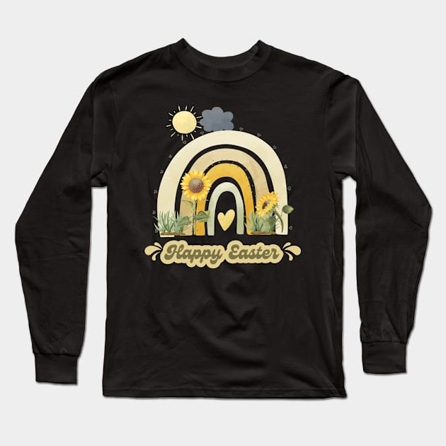 Happy Easter Day Long Sleeve T-Shirt by Stylish Dzign